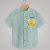 Sweet As A Soan Papdi - Customized Shirt For Kids - ARCTIC BLUE - 0 - 6 Months Old (Chest 23")