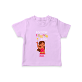 Rocking Diwali - Customized Girls T-Shirt - LILAC - 0-5 Months Old (Chest 17")