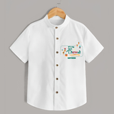 It's My First Diwali - Customized Kids Shirt - WHITE - 0 - 6 Months Old (Chest 23")