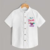 Happy Diwali | Little Pataka Celebration Shirt - WHITE - 0 - 6 Months Old (Chest 23")