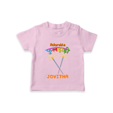 Adorable Phulajhadee - Customized Diwali Themed T-Shirt - PINK - 0 - 5 Months Old (Chest 17")