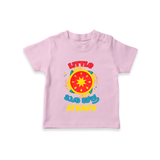 Little Boo Chakra - Customized Diwali Themed T-Shirt - PINK - 0 - 5 Months Old (Chest 17")