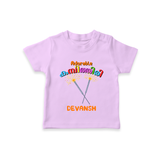 Adorable Kambithiri - Customized Diwali Themed T-Shirt - LILAC - 0 - 5 Months Old (Chest 17")