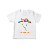 Adorable Kambithiri - Customized Diwali Themed T-Shirt - WHITE - 0 - 5 Months Old (Chest 17")