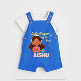 Little Deepam Diwali Dungaree - COBALT BLUE - 0 - 5 Months Old (Chest 18")