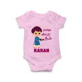 Little Deepam Boy Romper - BABY PINK - New Born (Chest 14")