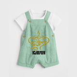 Shubh Diwali Sparkle Dungaree - MINT GREEN - 0 - 5 Months Old (Chest 18")