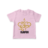 Shubh Diwali Sparkle Tshirt - BABY PINK - 0-5 Months Old (Chest 17")
