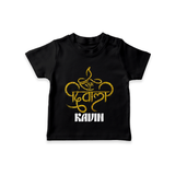 Shubh Diwali Sparkle Tshirt - BLACK - 0-5 Months Old (Chest 17")