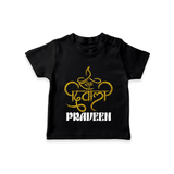 Happy Diwali Tshirt | Custom Baby Tshirt for Diwali Festivities - BLACK - 0-5 Months Old (Chest 17")