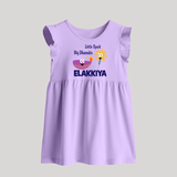 Little Spark Big Dhamaka Baby Frock - LILAC - 0 - 3 Months Old (Chest 17")