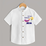 Little Big Dhamaka Shirt | Custom Baby Shirt for Festival Fun - WHITE - 0 - 6 Months Old (Chest 23")