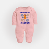 Mini Rocket Diwali Full Body Suit - BABY PINK - New Born (Chest 7.5")