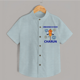 Mini Rocket Diwali Shirt - ARCTIC BLUE - 0 - 6 Months Old (Chest 23")