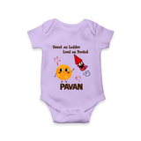 Sweet Laddu Rocket Romper - LILAC - New Born (Chest 14")