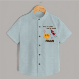 Sweet Laddu Rocket Shirt - ARCTIC BLUE - 0 - 6 Months Old (Chest 23")