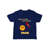 Sweet Laddu Rocket Tshirt - NAVY BLUE - 0-5 Months Old (Chest 17")