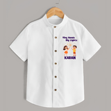 Tiny Hands Big Lights Shirt - WHITE - 0 - 6 Months Old (Chest 23")