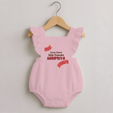 Chota Packet Bada Dhamaka Romper Frock - BABY PINK - 0 - 3 Months Old (Chest 19")