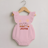My First Diwali Sparkling Moments Romper Frock - BABY PINK - 0 - 3 Months Old (Chest 19")