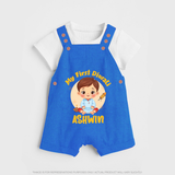 My First Diwali Joy Dungaree - COBALT BLUE - 0 - 5 Months Old (Chest 18")