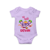 My First Diwali Delight Romper - LILAC - New Born (Chest 14")