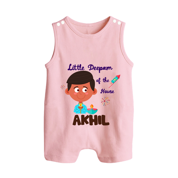 Little Deepam Of The House - Happy Diwali | Festival Joy and Fun Personalized Romper Suit