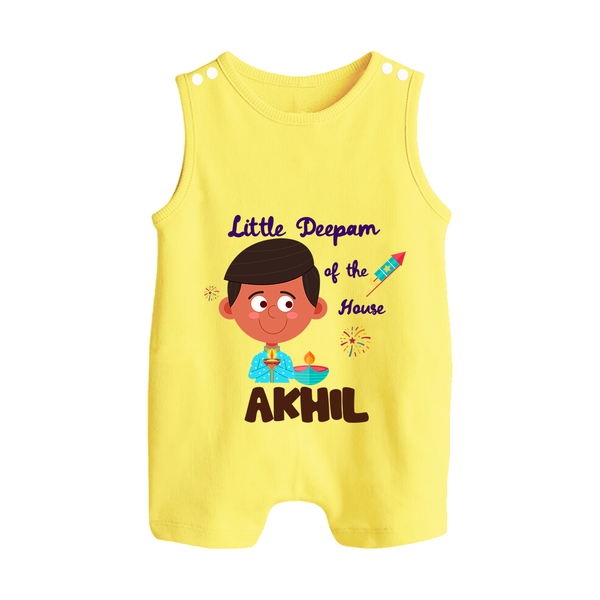 Little Deepam Of The House - Happy Diwali | Festival Joy and Fun Personalized Romper Suit