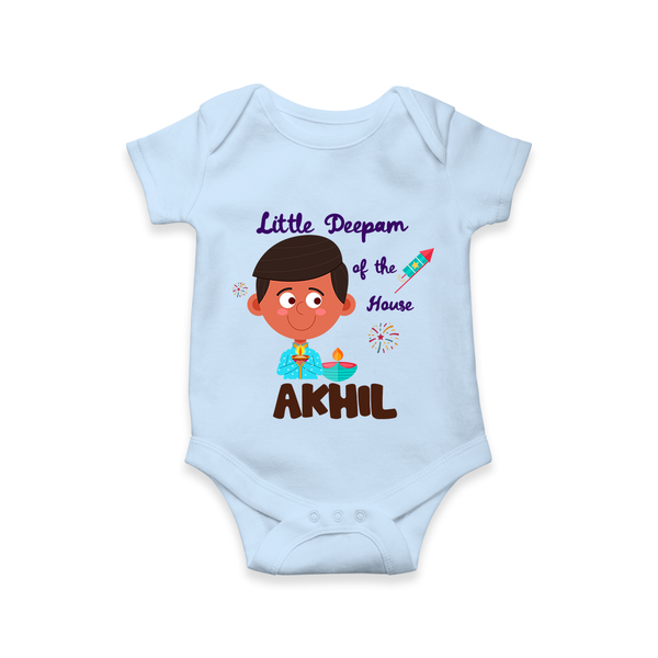 Little Deepam Of The House  - Happy Diwali | Diwali Delight and Fun Personalized Romper