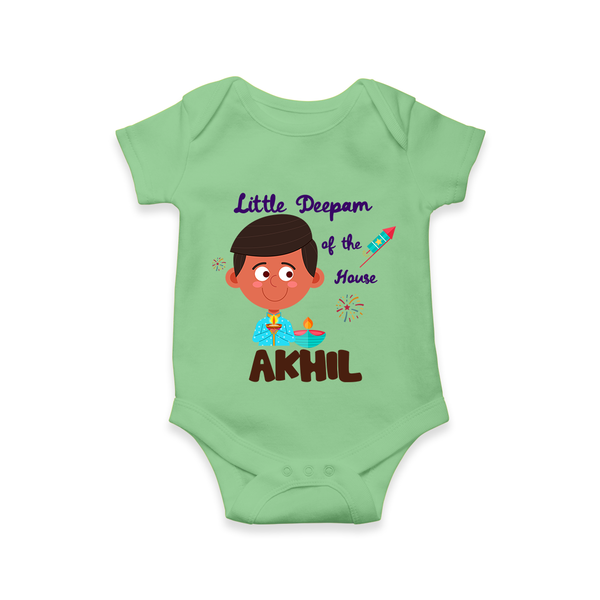 Little Deepam Of The House  - Happy Diwali | Diwali Delight and Fun Personalized Romper