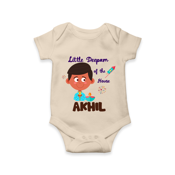 Little Deepam Of The House  - Happy Diwali | Diwali Delight and Fun Personalized Romper