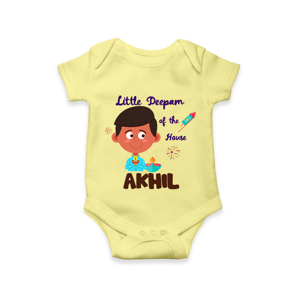 Little Deepam Of The House  - Happy Diwali | Diwali Delight and Fun Personalized Romper