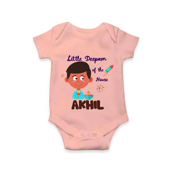 Little Deepam Of The House  - Happy Diwali | Diwali Delight and Fun Personalized Romper