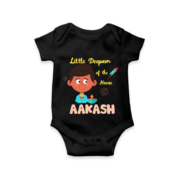 Little Deepam Of The House  - Happy Diwali | Diwali Delight and Fun Personalized Romper