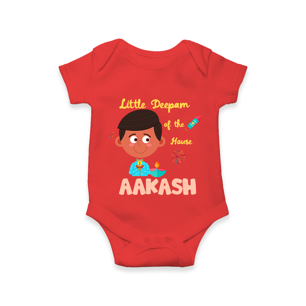 Little Deepam Of The House  - Happy Diwali | Diwali Delight and Fun Personalized Romper