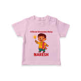 Official Dhamaka Baby Diwali T shirt  - BABY PINK - 0-5 Months Old (Chest 17")
