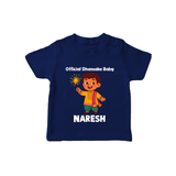 Official Dhamaka Baby Diwali T shirt  - NAVY BLUE - 0-5 Months Old (Chest 17")