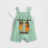 Phataka Squad Diwali Dungaree - MINT GREEN - 0 - 5 Months Old (Chest 18")