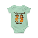 Phataka Squad Diwali Romper - MINT GREEN - New Born (Chest 14")