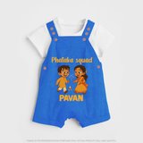 Phataka Squad Diwali Dungaree - COBALT BLUE - 0 - 5 Months Old (Chest 18")