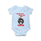 Diwali Mass Celebration Romper  - BABY BLUE - New Born (Chest 14")