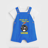 Diwali Mass Celebration Dungaree  - COBALT BLUE - 0 - 5 Months Old (Chest 18")