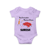 Tiny Firecracker Diwali Romper  - LILAC - New Born (Chest 14")