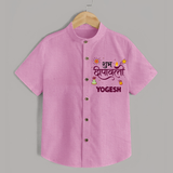  Deepavali Celebration Shirt  - BABY PINK - 0 - 6 Months Old (Chest 23")