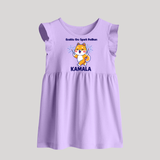 Enakku Oru Spark Podhum Diwali Baby Frock  - LILAC - 0 - 3 Months Old (Chest 17")