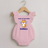Enakku Oru Spark Podhum Diwali Romper Frock  - BABY PINK - 0 - 3 Months Old (Chest 19")