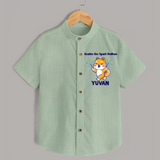 Enakku Oru Spark Podhum Diwali Shirt  - MINT GREEN - 0 - 6 Months Old (Chest 23")