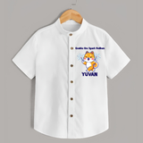 Enakku Oru Spark Podhum Diwali Shirt  - WHITE - 0 - 6 Months Old (Chest 23")