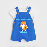 Enakku Oru Spark Podhum Diwali Dungaree  - COBALT BLUE - 0 - 5 Months Old (Chest 18")