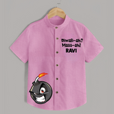 Diwali Mass  Shirt - BABY PINK - 0 - 6 Months Old (Chest 23")